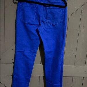 CeCe Women's Vibrant Blue Skinny Jeans